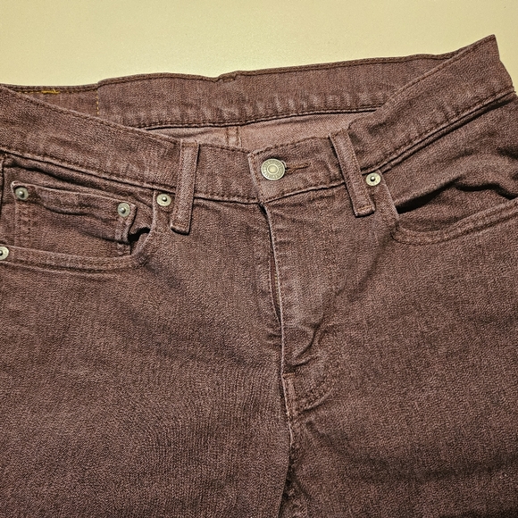 Retro men's Levi Jeans in Washed Cherry Brown, size W31, L32 - Picture 5 of 8